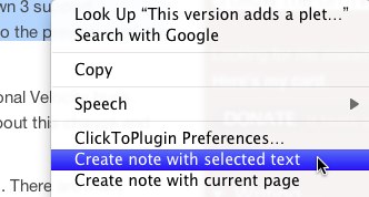 Safari extension screenshot